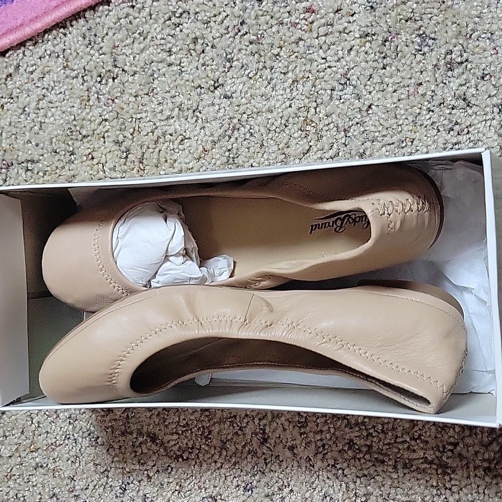 Lucky brand emmie leather ballet flat